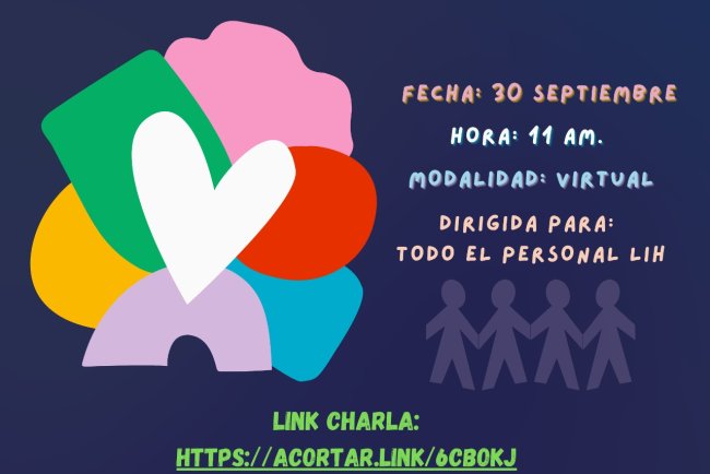 CHARLA PREVENCIÓN Y ELIMINACIÓN  DE CUALQUIER TIPO DE DISCRIMINACIÓN.