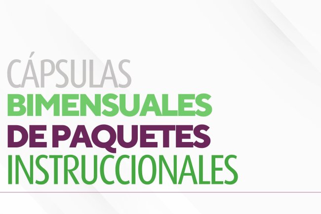 Cápsulas bimensual de paquetes instruccionales